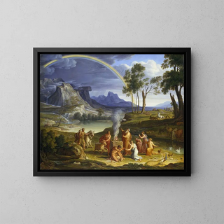 Joseph Anton Koch - Landscape with Noah Offering a Sacrifice of Gratitude.webp
