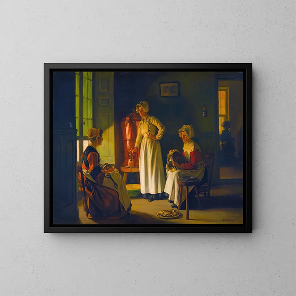 Le Polisseuses - Joseph Bail — quadro incorniciato alla parete