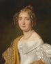 Portrait einer jungen Frau in weißem Kleid - Joseph Bernhardt — Ansicht des Kunstwerks