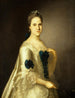 Portrait of the Marquise Wentworth - Joseph Blackburn — artwork view