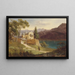 Maria Loretto at Wörthersee - Joseph Brunner — framed artwork on a wall