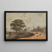 Fort Marlborough da Old Bencoolen Sumatra 1799 - Joseph Constantine Stadler — quadro incorniciato alla parete