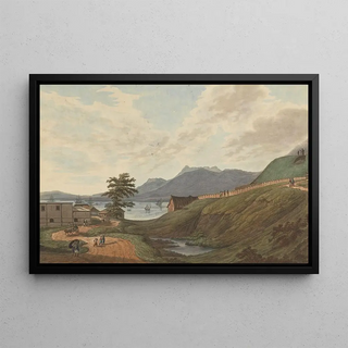 Joseph Constantine Stadler - Soongey Lamou Hills Fort Marlborough Benkulen Sumatra 1799.webp