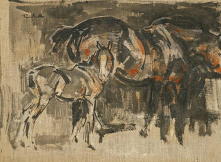 Joseph Crawhall - Mare And Foal.webp