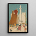 Calais - Joseph Edward Southall — framed artwork on a wall