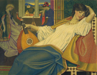 Joseph Edward Southall - The Sleeping Beauty.webp