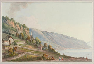 Joseph Emmanuel Curty - Vue dune partie de Montreux pays de Vaud.webp