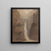 Cascade im Lake District - Joseph Farington — gerahmtes Bild an der Wand