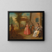 Ein tanzendes Paar bei einem Open-Air-Musikfest - Joseph Francis Nollekens — gerahmtes Bild an der Wand