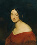 Dame en robe rouge indienne - Joseph Hasslwander — artwork view