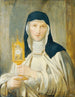 Saint Catherine with ostensorium - Joseph Hasslwander — artwork view