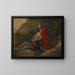 Guerriero morente - Joseph Hasslwander — quadro incorniciato alla parete