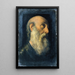 Studie eines Apostelkopfes - Joseph Hasslwander — gerahmtes Bild an der Wand