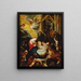 L'Adoration des bergers - Joseph Heintz l'Ancien — framed artwork on a wall