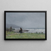 Eine vom Wind gewehte Strand - Joseph Henderson — gerahmtes Bild an der Wand