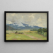 Aufhellung nach dem Sturm, Taos - Joseph Henry Sharp — gerahmtes Bild an der Wand