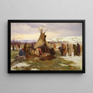Joseph Henry Sharp - Dividing The Chiefs Property.webp