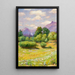 Landschaft des Gletschers Joseph Henry - Joseph Henry Sharp — gerahmtes Bild an der Wand