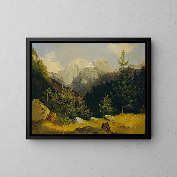 Le Haut Gll - Joseph Holzer — gerahmtes Bild an der Wand