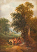 Landschaft mit Personen, die sich ausruhen - Joseph Horlor — Ansicht des Kunstwerks