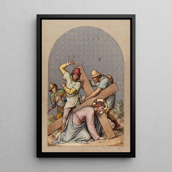 Joseph Hussenot - VII Jsus tombe pour la seconde fois.webp