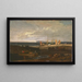 A scene on the English coast - Joseph Mallord William Turner — framed artwork on a wall