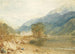 Eine Aussicht vom Château de Saint-Michel Bonneville Savoie von den Ufern des Flusses Arve - Joseph Mallord William Turner — Ansicht des Kunstwerks