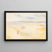 Eine Fluss im Yorkshire - Joseph Mallord William Turner — gerahmtes Bild an der Wand