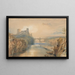 Château de Barnard - Joseph Mallord William Turner — framed artwork on a wall
