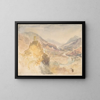 Joseph Mallord William Turner - Chatel Argent and the Val dAosta from above Villeneuve.webp