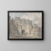 Porta della chiesa Cristo a Canterbury - Joseph Mallord William Turner — quadro incorniciato alla parete