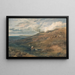 Dartmoor La source du Tamar et du Torridge - Joseph Mallord William Turner — gerahmtes Bild an der Wand