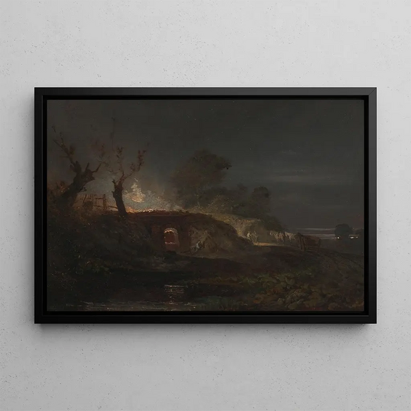 Joseph Mallord William Turner - Limekiln at Coalbrookdale.webp