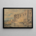 Newark upon Trent - Joseph Mallord William Turner — framed artwork on a wall