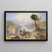 Oberwesel - Joseph Mallord William Turner — quadro incorniciato alla parete