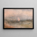 Au large du Nore - Joseph Mallord William Turner — gerahmtes Bild an der Wand