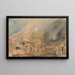 Hügel von Sainte-Catherine Guildford Surrey - Joseph Mallord William Turner — gerahmtes Bild an der Wand