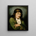 Selbstporträt - Joseph Mallord William Turner — gerahmtes Bild an der Wand