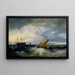 Sheerness seen from the Nore - Joseph Mallord William Turner — framed artwork on a wall