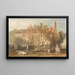 Manor of Steeton near Farnley - Joseph Mallord William Turner — framed artwork on a wall