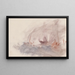 Le Carnet de croquis de la Manche 37 - Joseph Mallord William Turner — quadro incorniciato alla parete