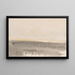 Le Carnet de croquis de la Manche 3 - Joseph Mallord William Turner — gerahmtes Bild an der Wand