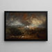 Die fünfte Plage Ägyptens - Joseph Mallord William Turner — gerahmtes Bild an der Wand