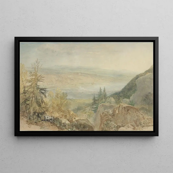 Joseph Mallord William Turner - View of Farnley Hall in Yorkshire.webp