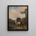 Der Ruheplatz - Joseph Moerenhout — gerahmtes Bild an der Wand