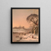 Winter - Joseph Morviller — gerahmtes Bild an der Wand