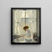Die Schneiderin - Joseph Rodefer DeCamp — gerahmtes Bild an der Wand