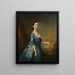 Ritratto della signora Hannah Maria Edmunds nata Offley - Joseph Samuel Webster — quadro incorniciato alla parete