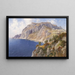 Blick auf Capri - Joseph Schoyerer — gerahmtes Bild an der Wand