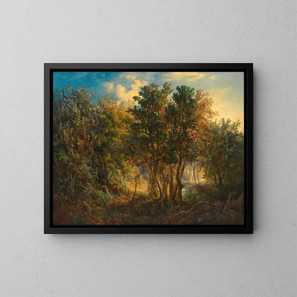 Australischer Regenwald - Joseph Selleny — gerahmtes Bild an der Wand